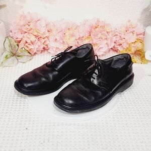 Mephisto Black Leather Lace-Up Shoes Air-Jet Size 11